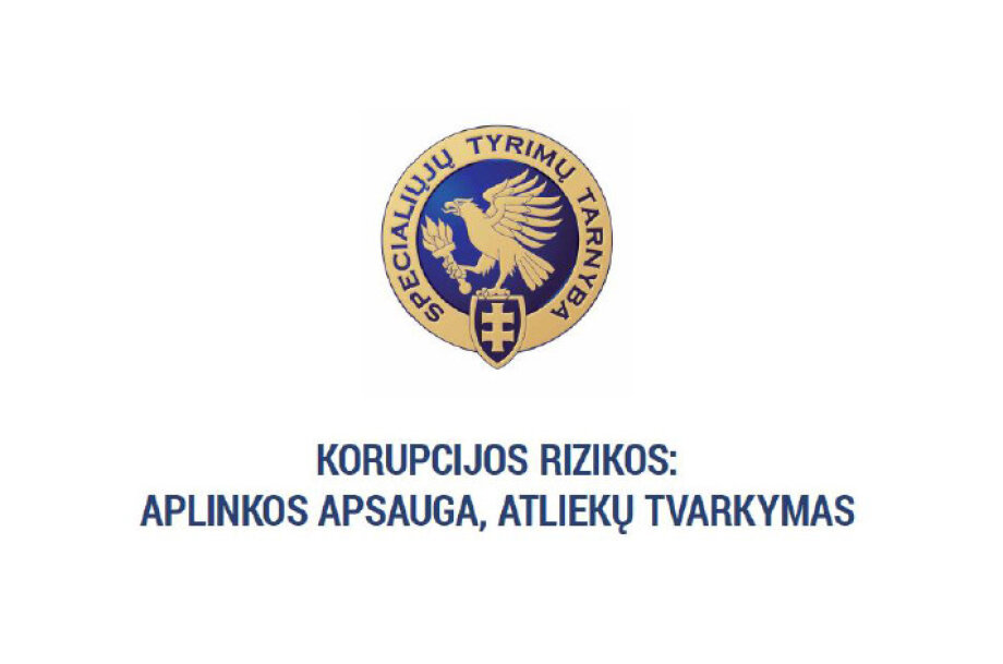 Korupcijos rizikos aplinkos apsaugos ir atliekų tvarkymo sektoriuje