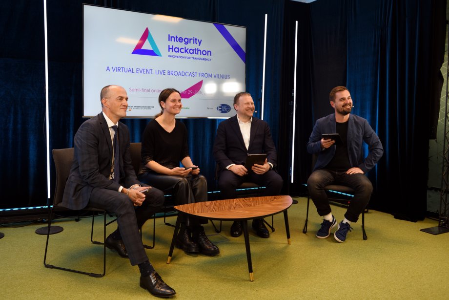 Three most innovative ideas made it to the finals of the International Anti-corruption Hackathon