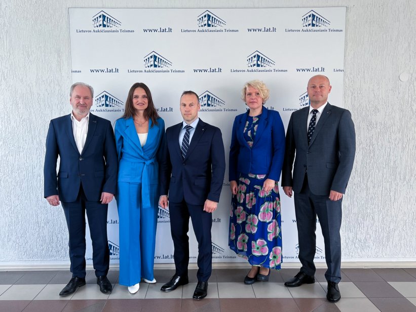 STT vadovybė susitiko su Lietuvos Aukščiausiojo Teismo vadovais