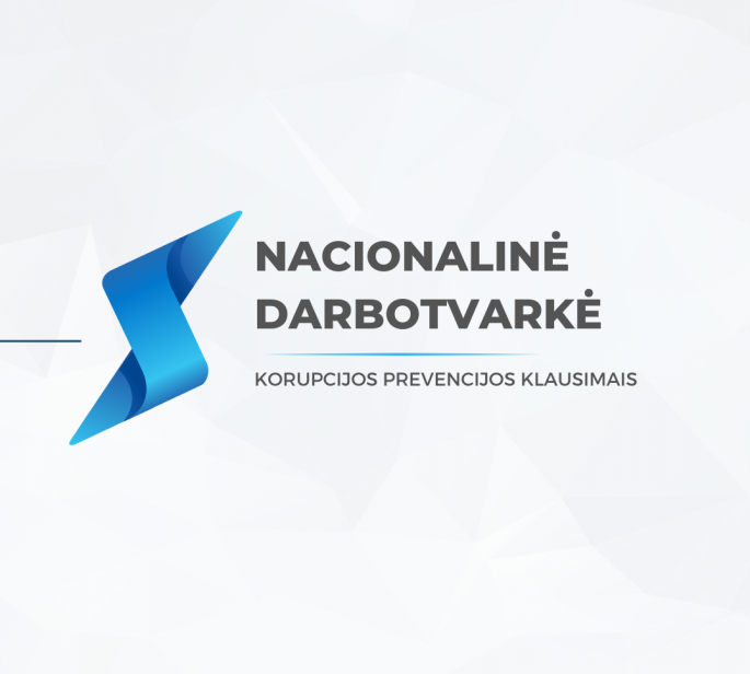 Atlikta Nacionalinės darbotvarkės korupcijos prevencijos klausimais įgyvendinimo 2023 m. stebėsena