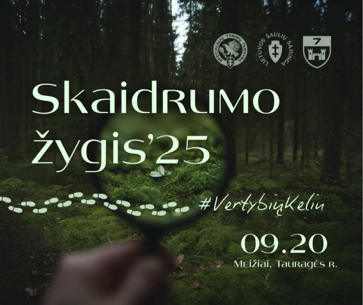 Skaidrumo žygis'25 kviečia žygiuoti vertybių keliu Tauragės rajone