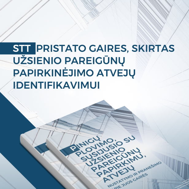 STT pristato gaires, skirtas užsienio pareigūnų papirkinėjimo atvejų identifikavimui 