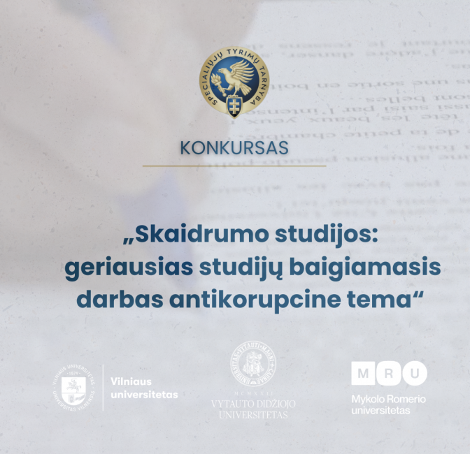 # 9 Veiklos studentams