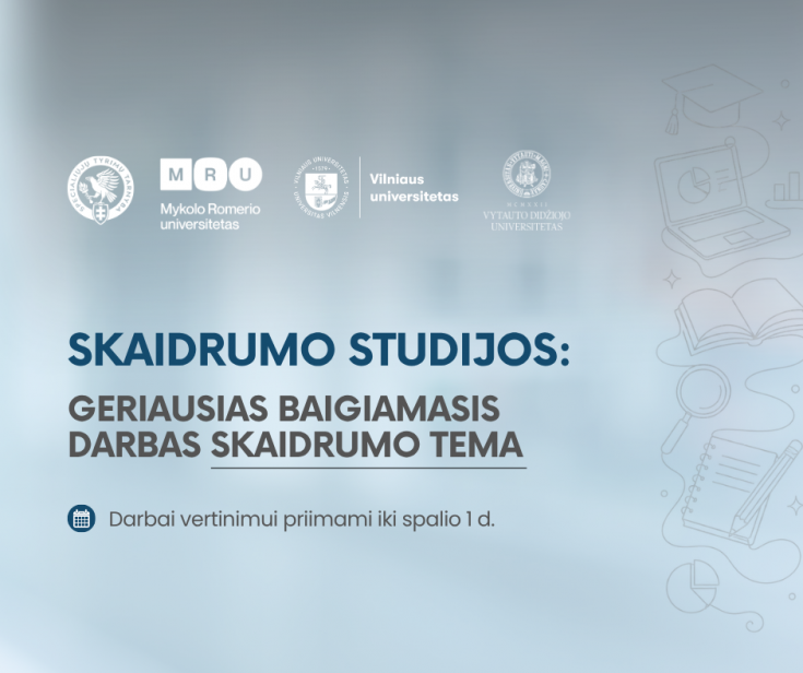 STT rengia geriausių baigiamųjų darbų konkursą skaidrumo tema